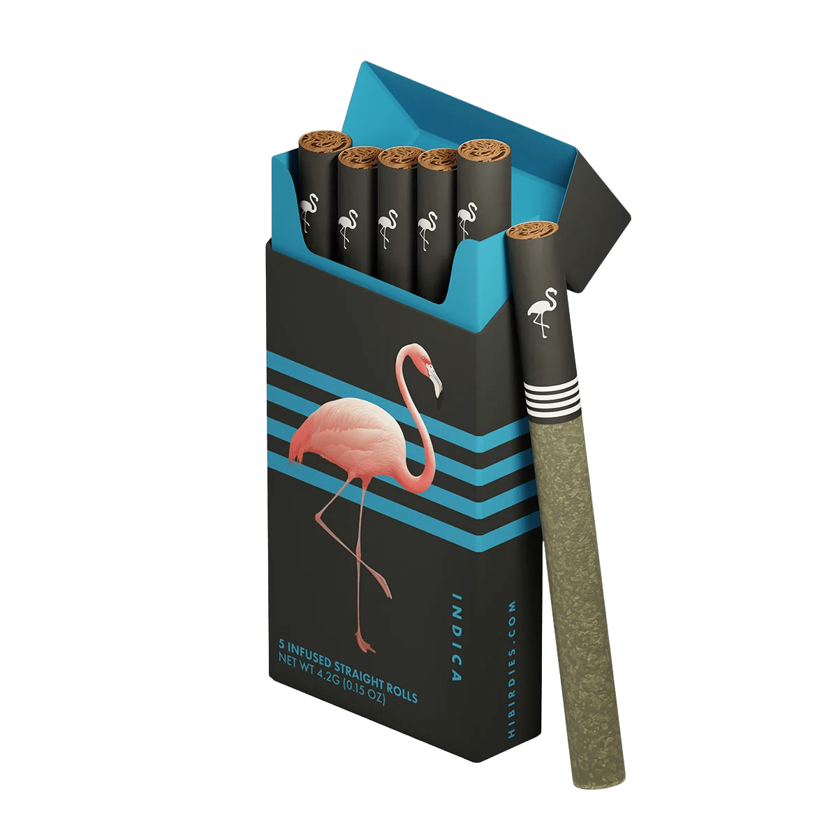 Ultra Indica (I) | 0.85g 5pk THCa Solventless Infused Joint | Birdies