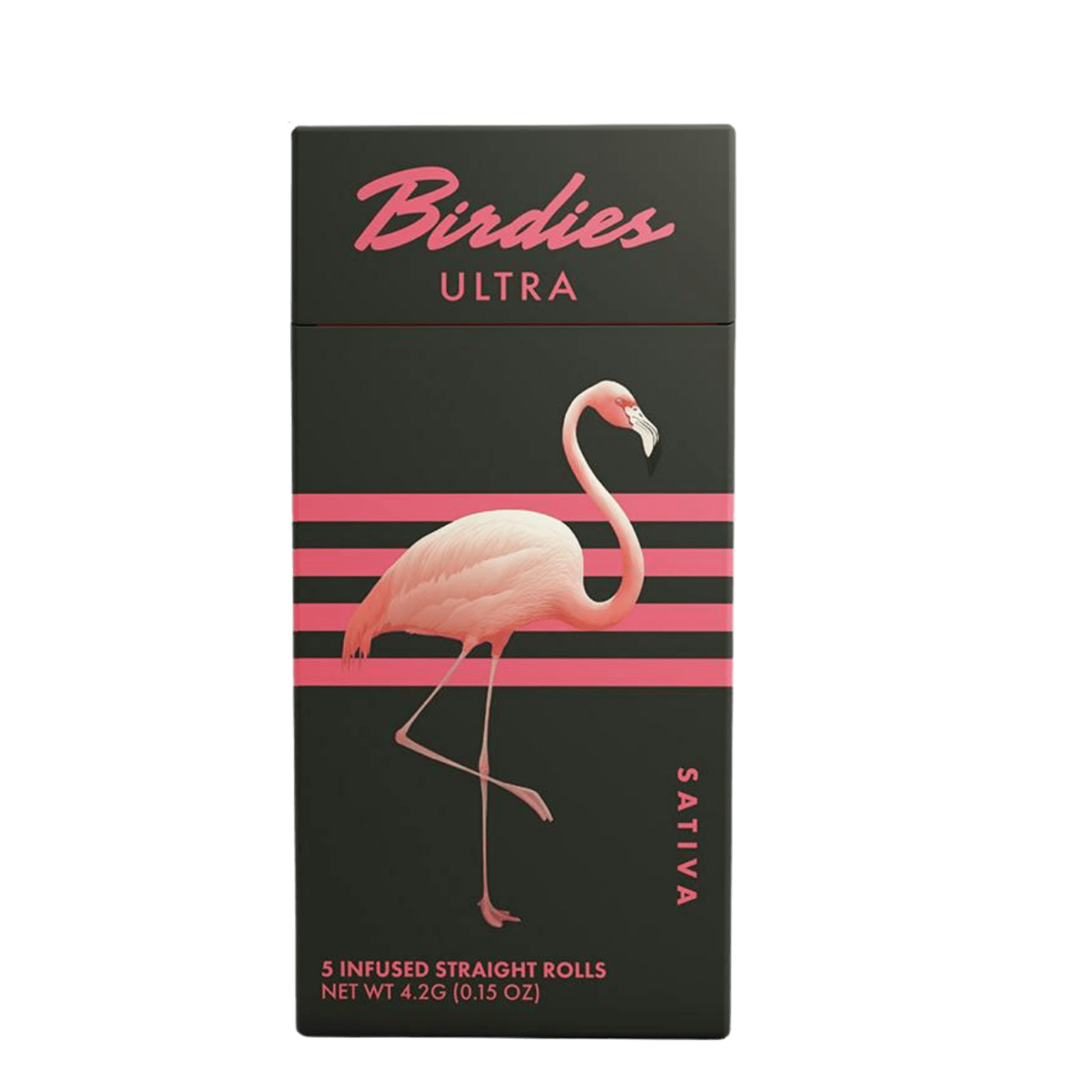 Ultra Sativa (S) | 0.85g 5pk THCa Solventless Infused Joint | Birdies - view 3