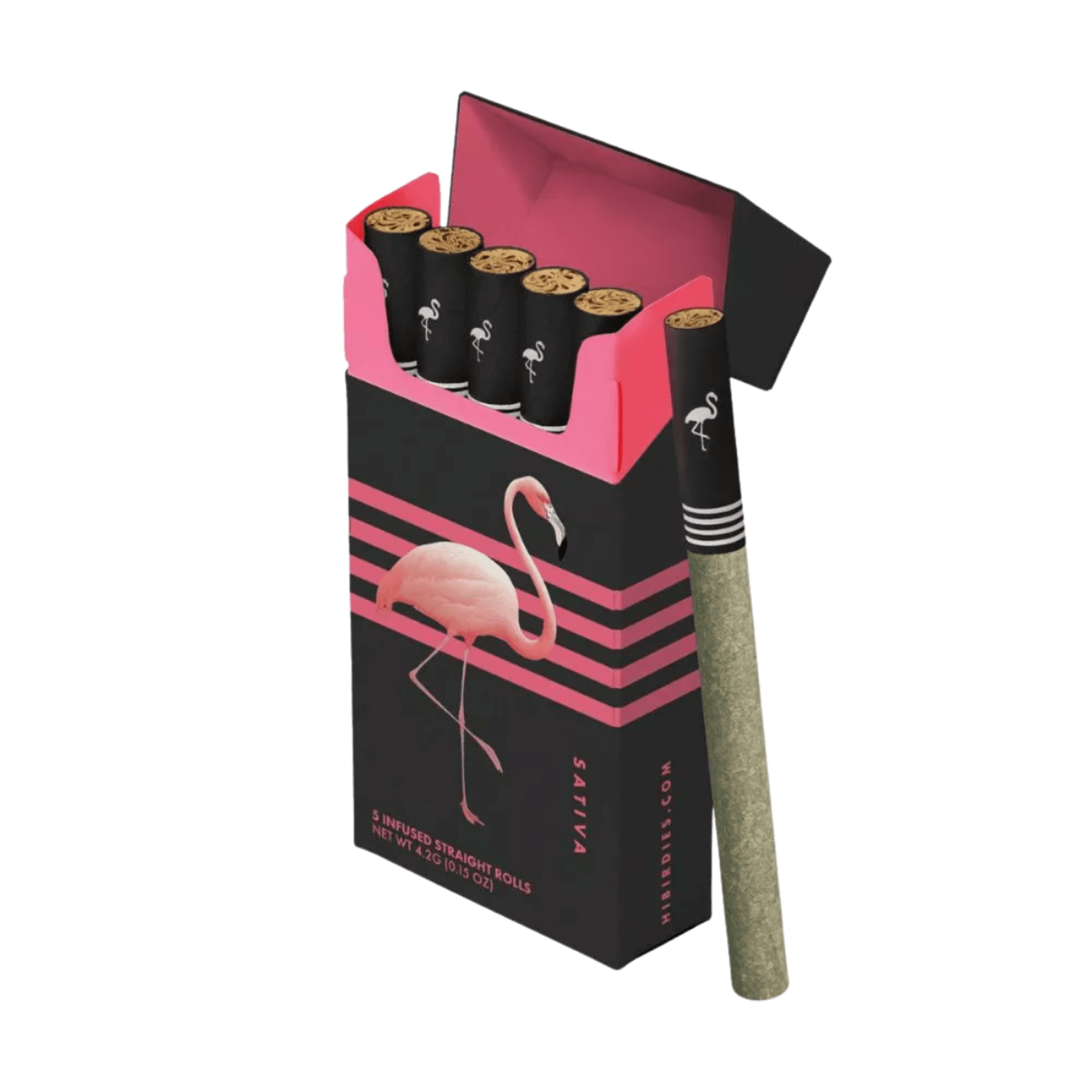 Ultra Sativa (S) | 0.85g 5pk THCa Solventless Infused Joint | Birdies