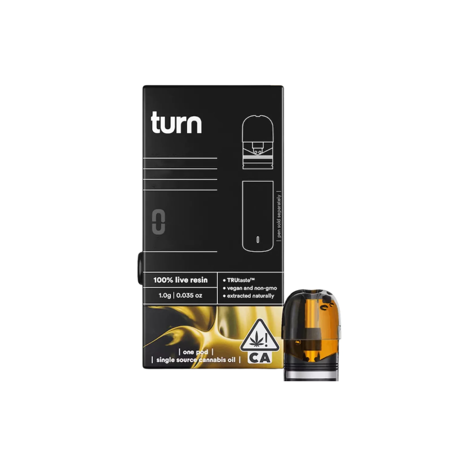 Peaches & Cream (I-H) | 1g Live Resin POD | Turn