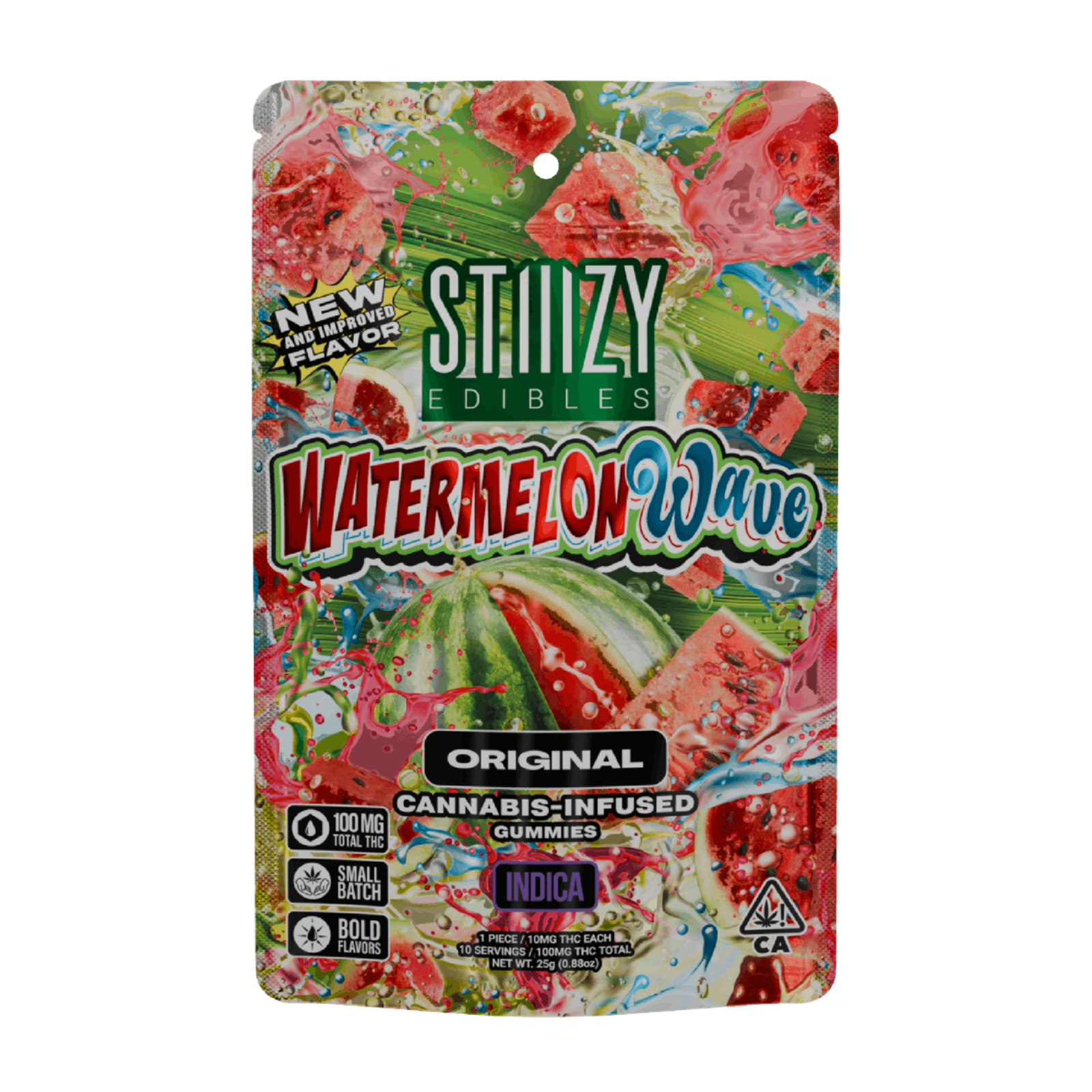 Watermelon Wave (I) | 10mg 10pk Fast Acting Nano Enhanced Gummies | Stiiizy