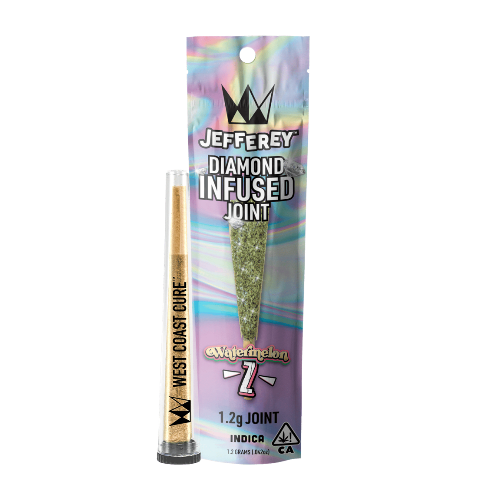 Watermelon Z (I) | 1.2g Jefferey Diamond Infused Joint | West Coast Cure