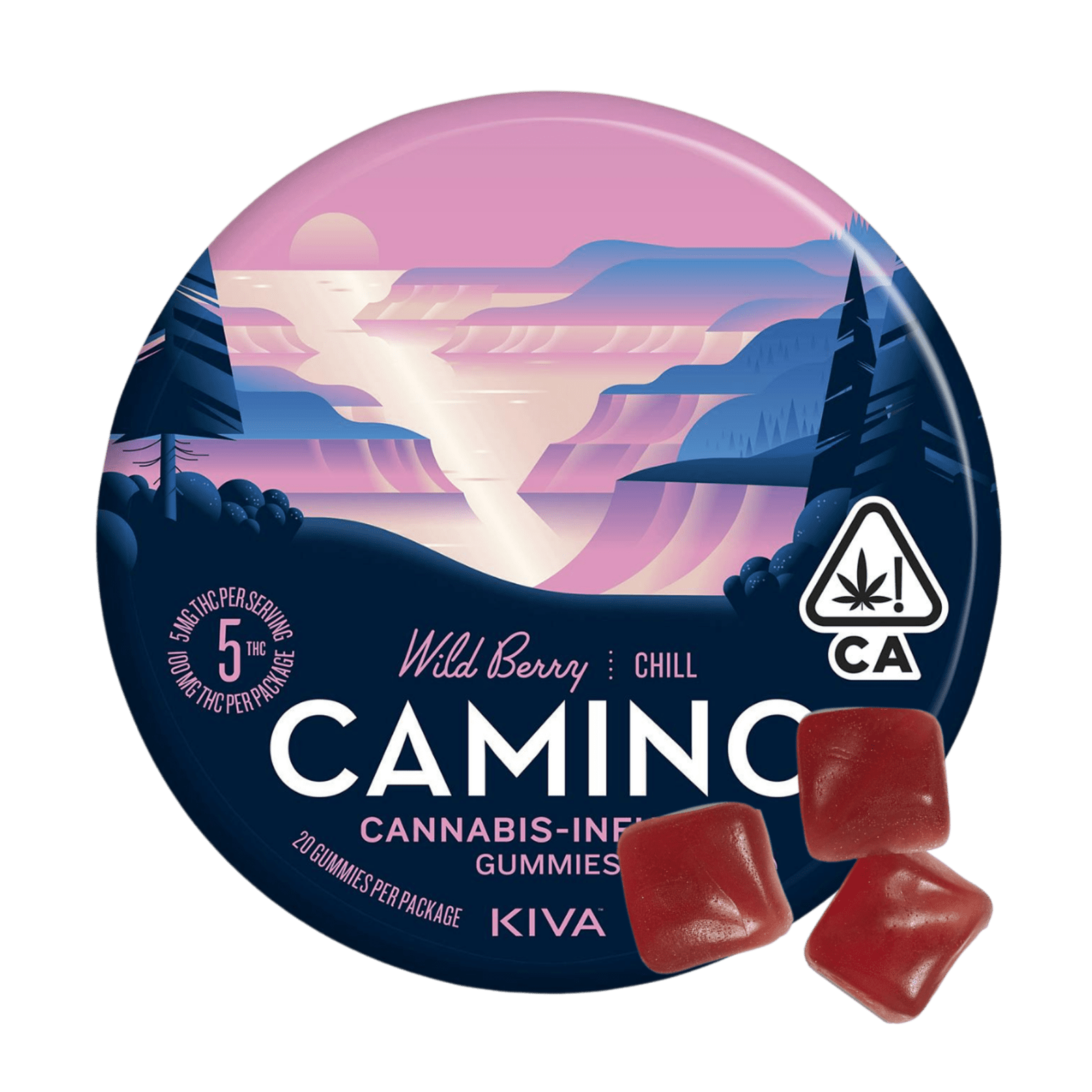 Wild Berry (Chill) (I) | 5mg 20Pk Gummies | Camino