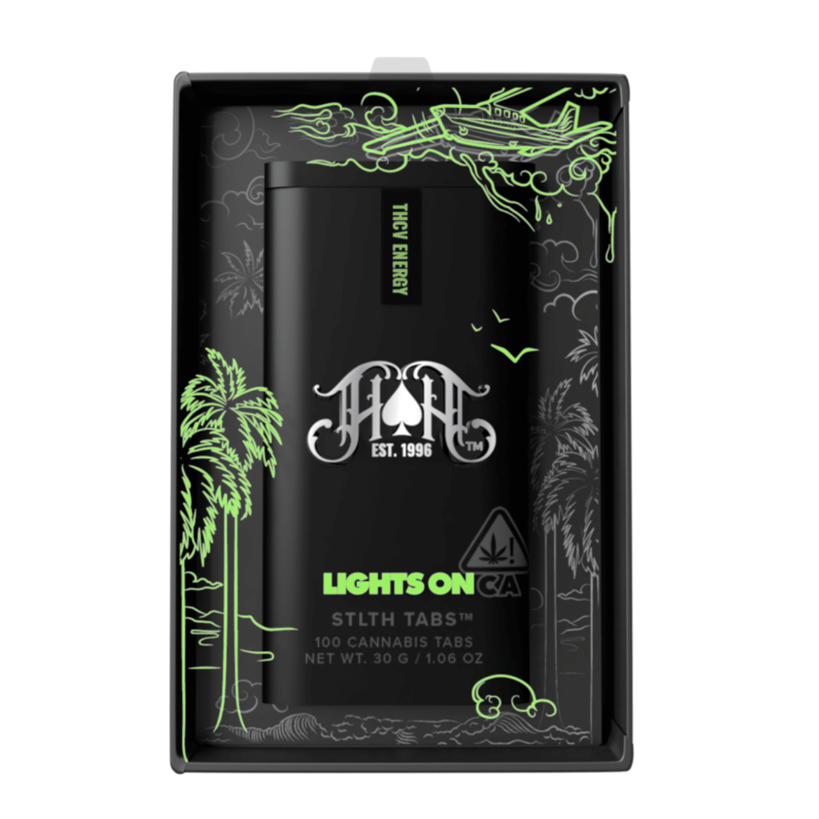 Lights On Tablets (S) | 1000mg THC: 300mg THCV 100 Pk tablets | Heavy Hitters - view 2