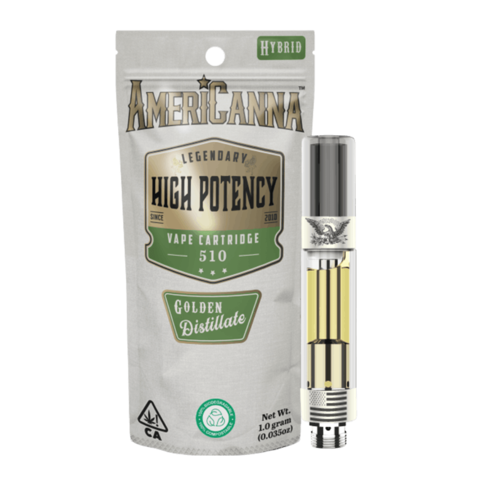 Motornana (H) | 1g High Potency 510 Cart | AmeriCanna