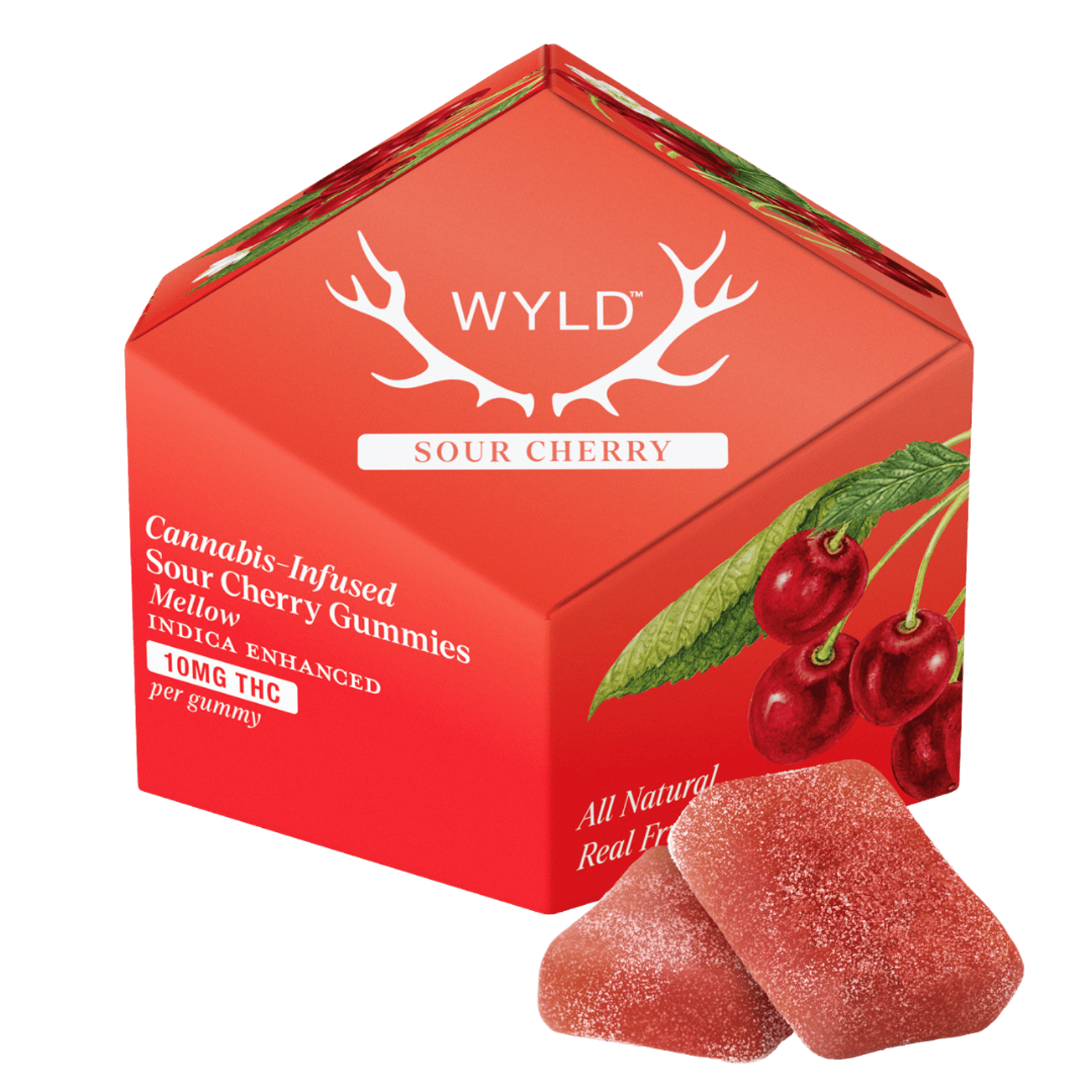 Sour Cherry (I) | 10mg THC 10Pk Gummies | Wyld