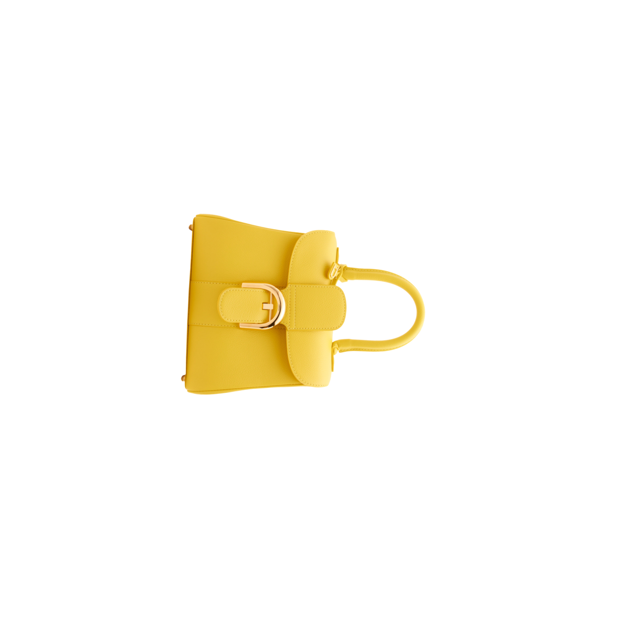 Bright Yellow Handbag Women's Purse 2D Cartoon Prop