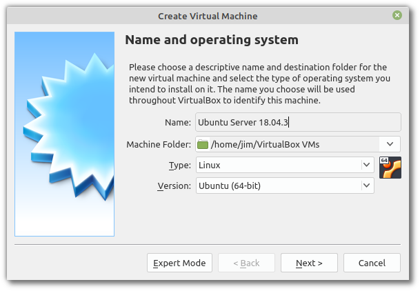 virtualbox error loading operating system