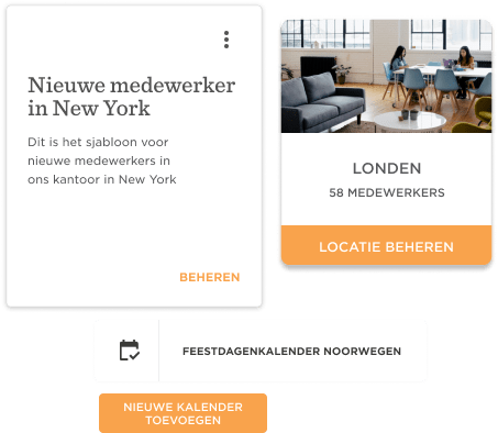 nieuwe medewerker in New York kantoor, londen 58 medewerkers locatie beheren