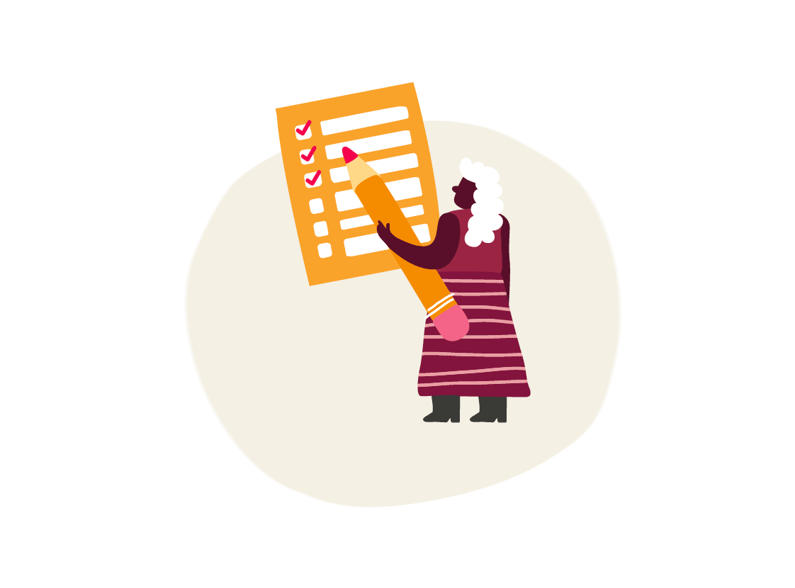 checklist, woman_with_pencil