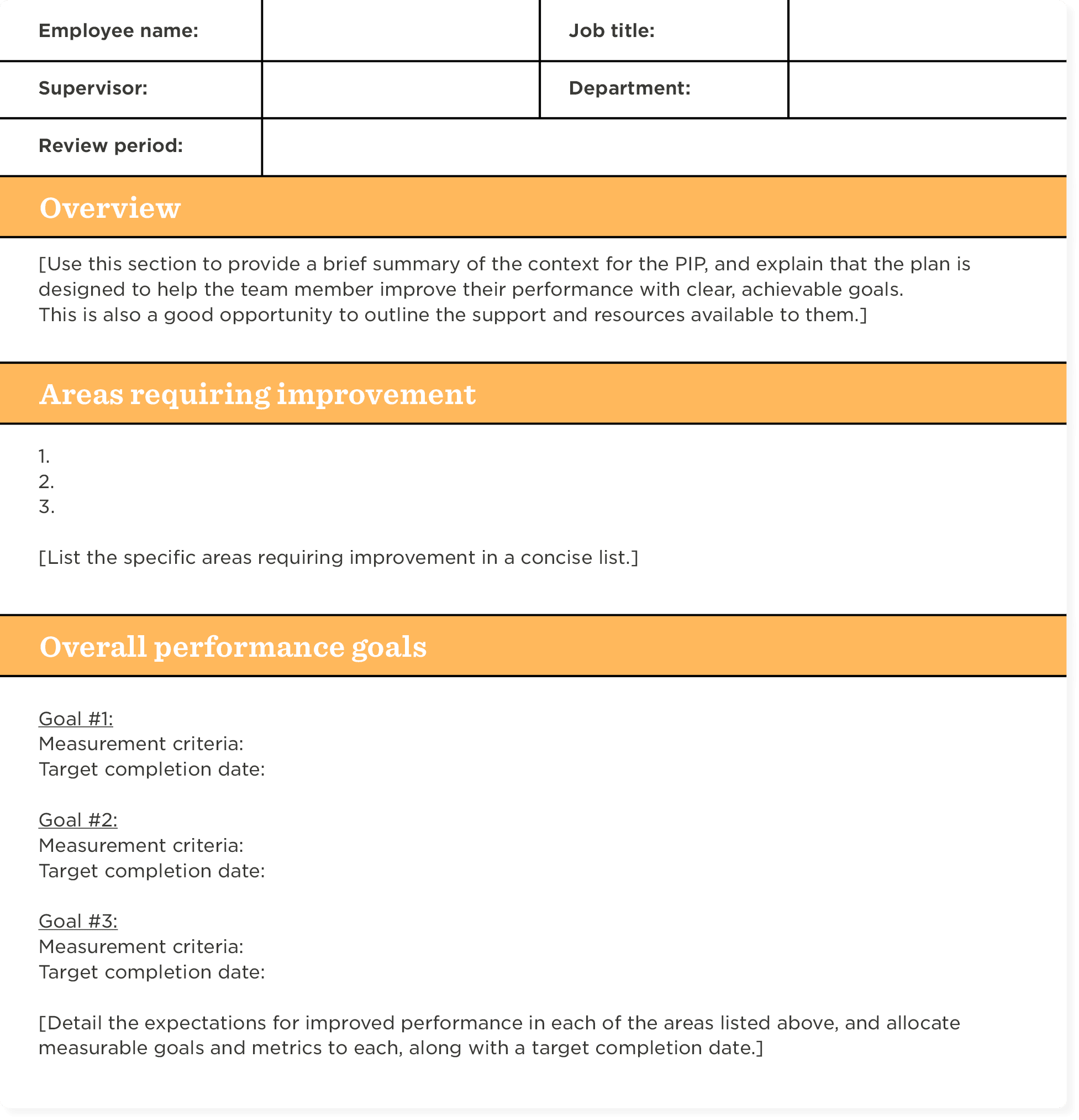 performance-improvement-plan, overview-areas-for-improvement-goals