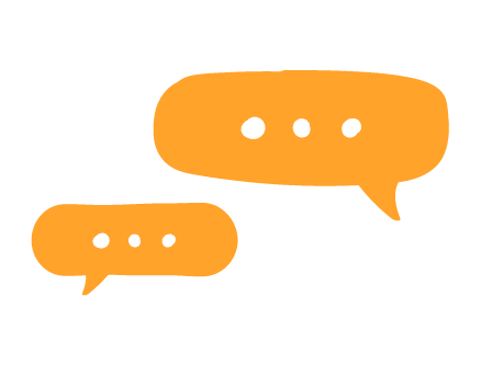 speech bubbles, communication icons
