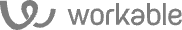 workable logo in teal and gray, featuring a modern font with a unique design, business branding logo design