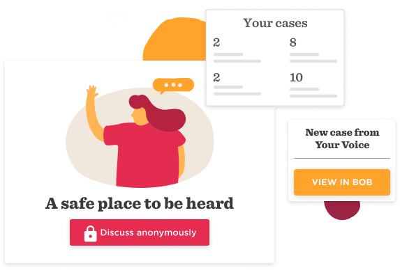 safe place to be heard, discuss anonymously