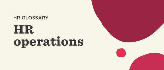 HR glossary with emphasis on HR operations, featuring bold text and colorful abstract shapes. , HRGlossary, HRoperations