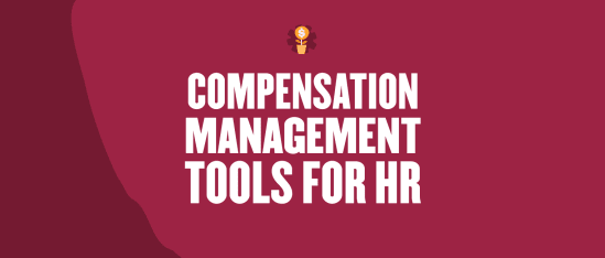 compensation management tools for HR with a dollar symbol on a maroon background, HR software for managing employee compensation