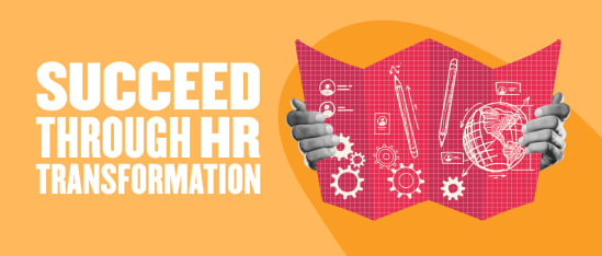 succeed-through-hr-transformation, hand-holding-red-map-with-globes-and-gears