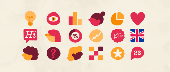 icon set, illustrative graphics