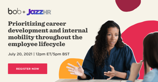 bob+JazzHR, CareerDevelopmentWebinar, EmployeeLifecycleManagement