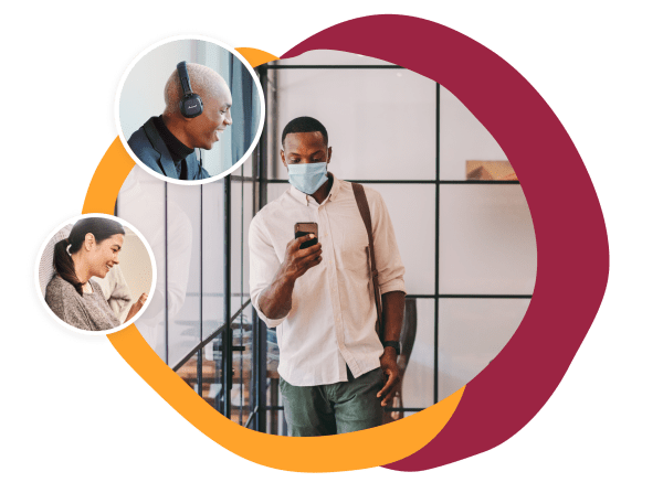 man_with_mask, smiling_people_in_circles