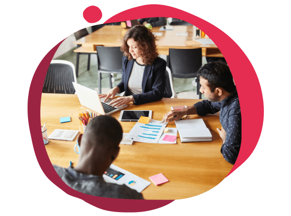team meeting, collaborative workspace