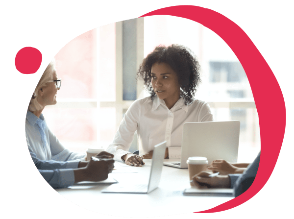 business meeting, diverse professionals, collaborative discussion
