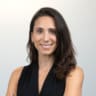 business professional, smiling woman in black attire