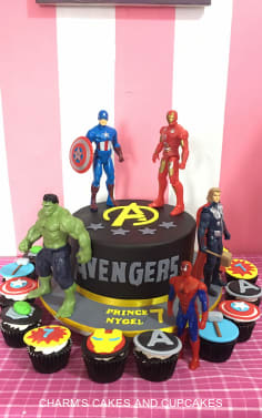 Avengers Cakes Charm S Cakes And Cupcakes