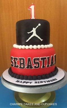 Basket Ball Cakes Charm S Cakes And Cupcakes