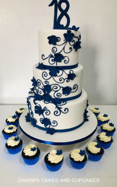 Debut Cakes Charm S Cakes And Cupcakes