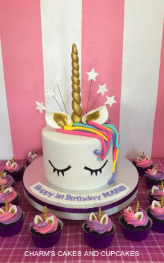 Unicorn Cakes Charm S Cakes And Cupcakes