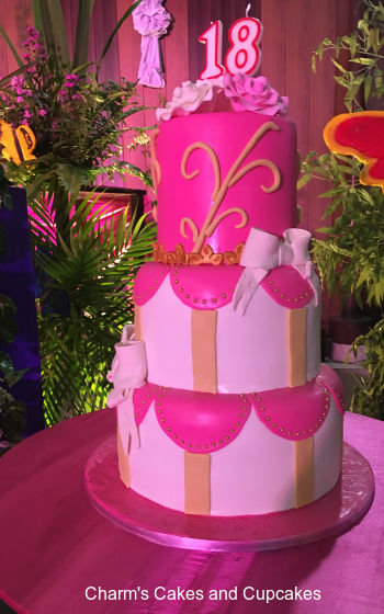 Debut Cakes Charm S Cakes And Cupcakes