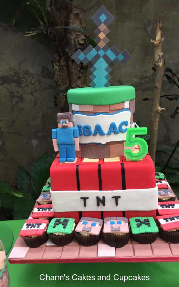 Minecraft Cakes Charm S Cakes And Cupcakes