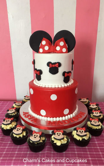 Minnie Mouse Cakes Charm S Cakes And Cupcakes
