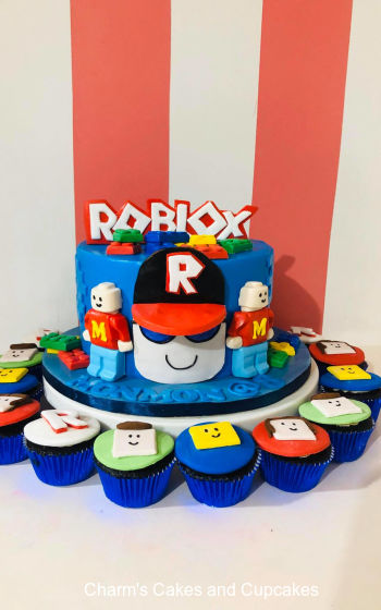 Roblox Cakes Charm S Cakes And Cupcakes - birthday cake roblox jailbreak cake