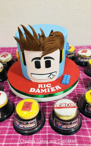 Roblox Cakes Charm S Cakes And Cupcakes - roblox cakes ideas for boys