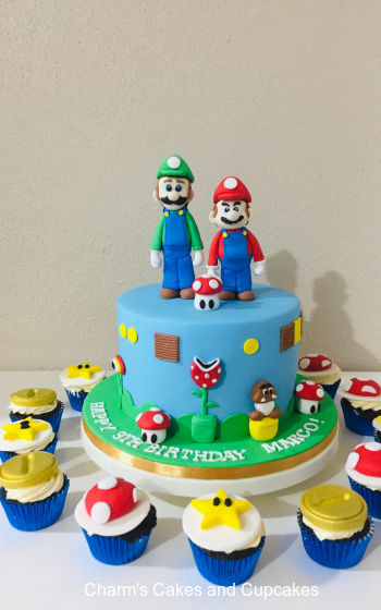 Super Mario Cakes Charm S Cakes And Cupcakes