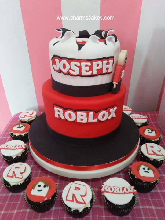 Custom Cake Roblox Joseph Charm S Cakes And Cupcakes - customized roblox girl cake