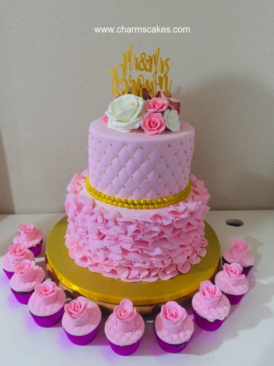 Custom Cake Custom Wedding Charm's Cakes and Cupcakes