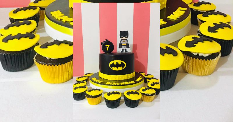 Matt's Batman Cake, A Customize Batman cake