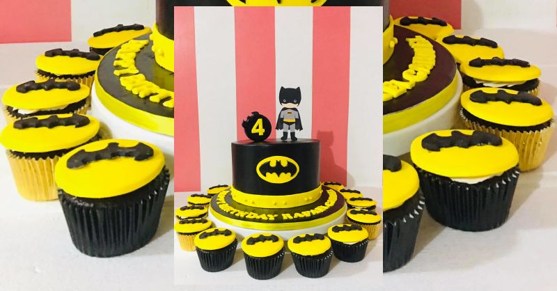 Rafael's Batman Cake, A Customize Batman cake