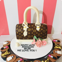 LV Bag Designer Bags Custom Cake
