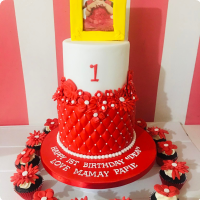 Dea's Flowers Custom Cake