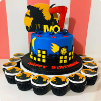 Ivo Godzilla Custom Cake