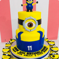 Jason's Minions Custom Cake