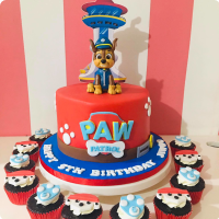 Jiwoo Paw Patrol Custom Cake