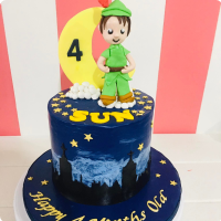 Young Peter Pan Peter Pan Custom Cake