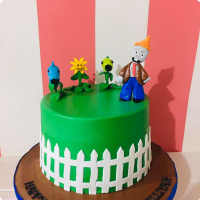 Allyah's Plants Versus Zombies Custom Cake