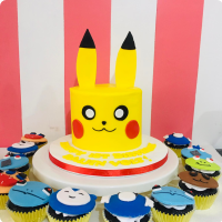 Pika Pika Pokemon Custom Cake