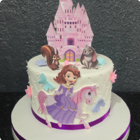 princess sofia dress cake Sofia the First Doll Cake